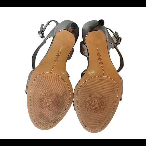 Vince Camuto Imagine Gunmetal Dressy High Heel Sandals - size 8.5 - Picture 4 of 4